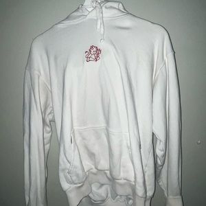 white brandy melville hoodie